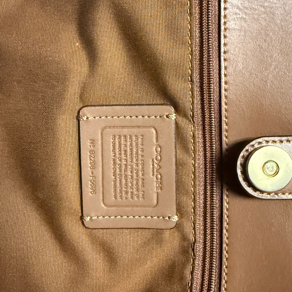 Coach Brown Signature Tote and Slip-On Set - Picture 9 of 9